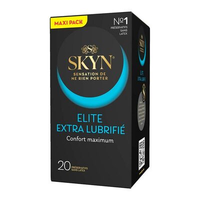 Manix SKYN Elite | Extra-gleitfähige und latexfreie Kondome | 20 Stk.