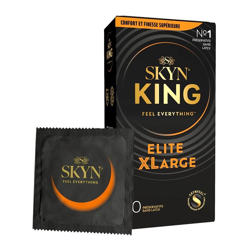 Skyn King Elite XLarge | XXL-Kondome ohne Latex | Komfort & Zartheit Skyn King Elite XLarge | XXL-Kondome ohne Latex | Komfort & Zartheit