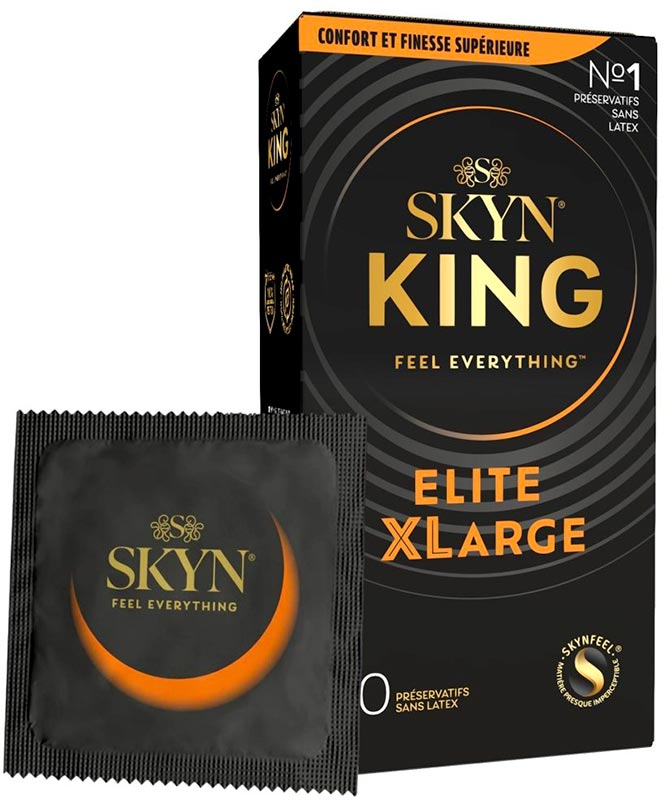 Skyn King Elite XLarge (Extra Gross) - latexfrei (10 Kondome)