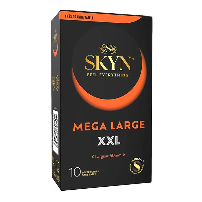 Skyn Mega Large XXL (Grande Taille) - sans latex (10 Préservatifs)
