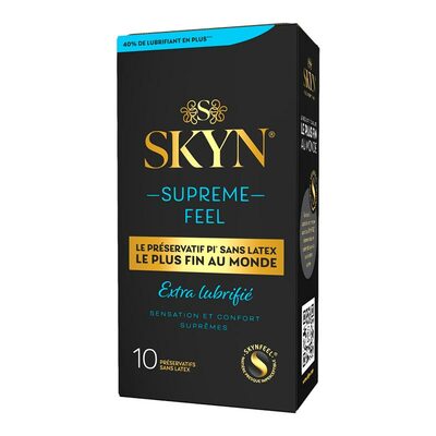 SKYN Supreme Feel | 10 dünne, extra-gleitfähige & latexfreie Kondome
