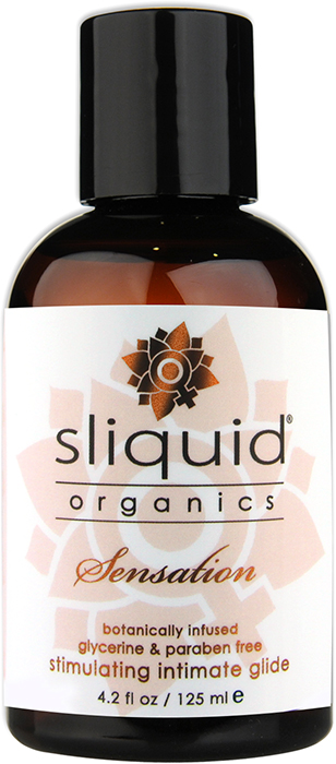 Sliquid Organics Sensation Lubricant - 125 ml (Aloe Vera based)