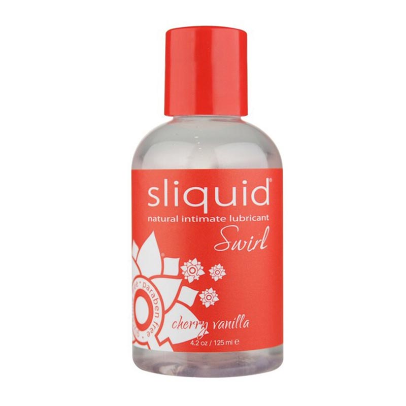 Lubrifiant Sliquid Swirl Cerise & Vanille - 125 ml (à base d'eau)