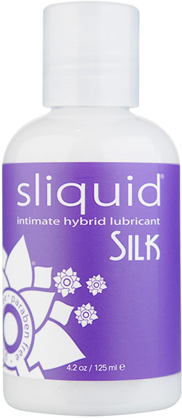 Sliquid Silk Hybrid Gleitmittel - 125 ml (Wasser- & Silikonbasis)