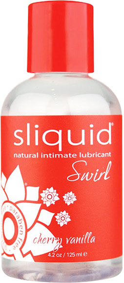 Lubrifiant Sliquid Swirl Cerise & Vanille - 125 ml (à base d'eau)