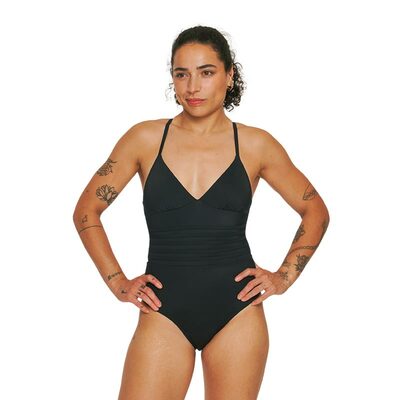 Smoon Néréides | Einteiliger Menstruations-Badeanzug | Schwarz