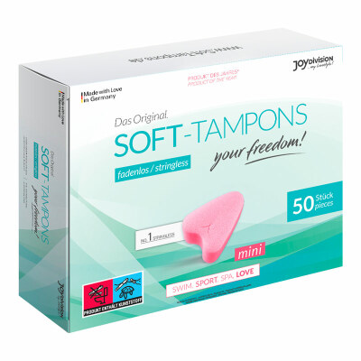 JoyDivision Soft Tampons | Größe Mini | 50 Tampons