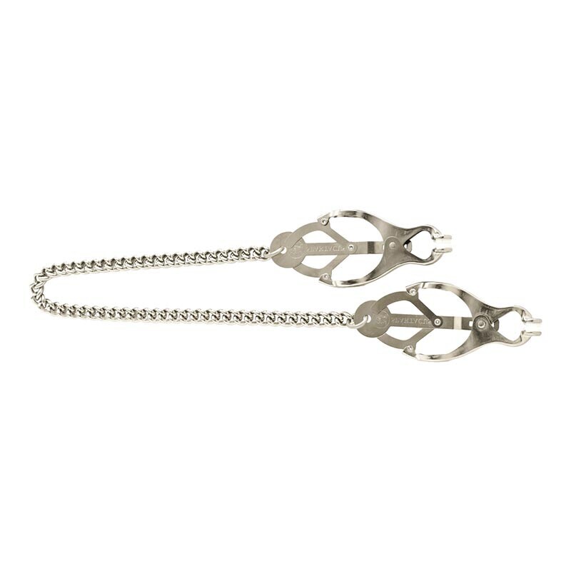 Spartacus Butterfly, Nipple clamps with chain
