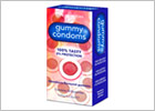 Caramelle Gummy Condoms a forma di preservativi (10 caramelle)