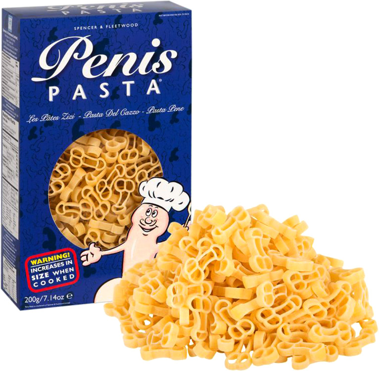 Penis shaped Zizi Pasta
