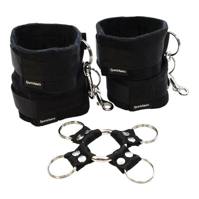 Sportsheets Hog Tie & Cuff | Kit de contrainte robuste