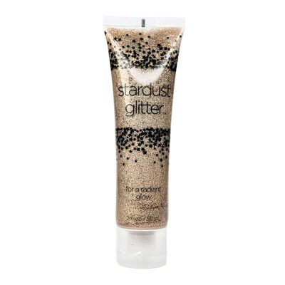Stardust Glitter Gold Gel | Dekoratives Körpergel | Goldener Glitter