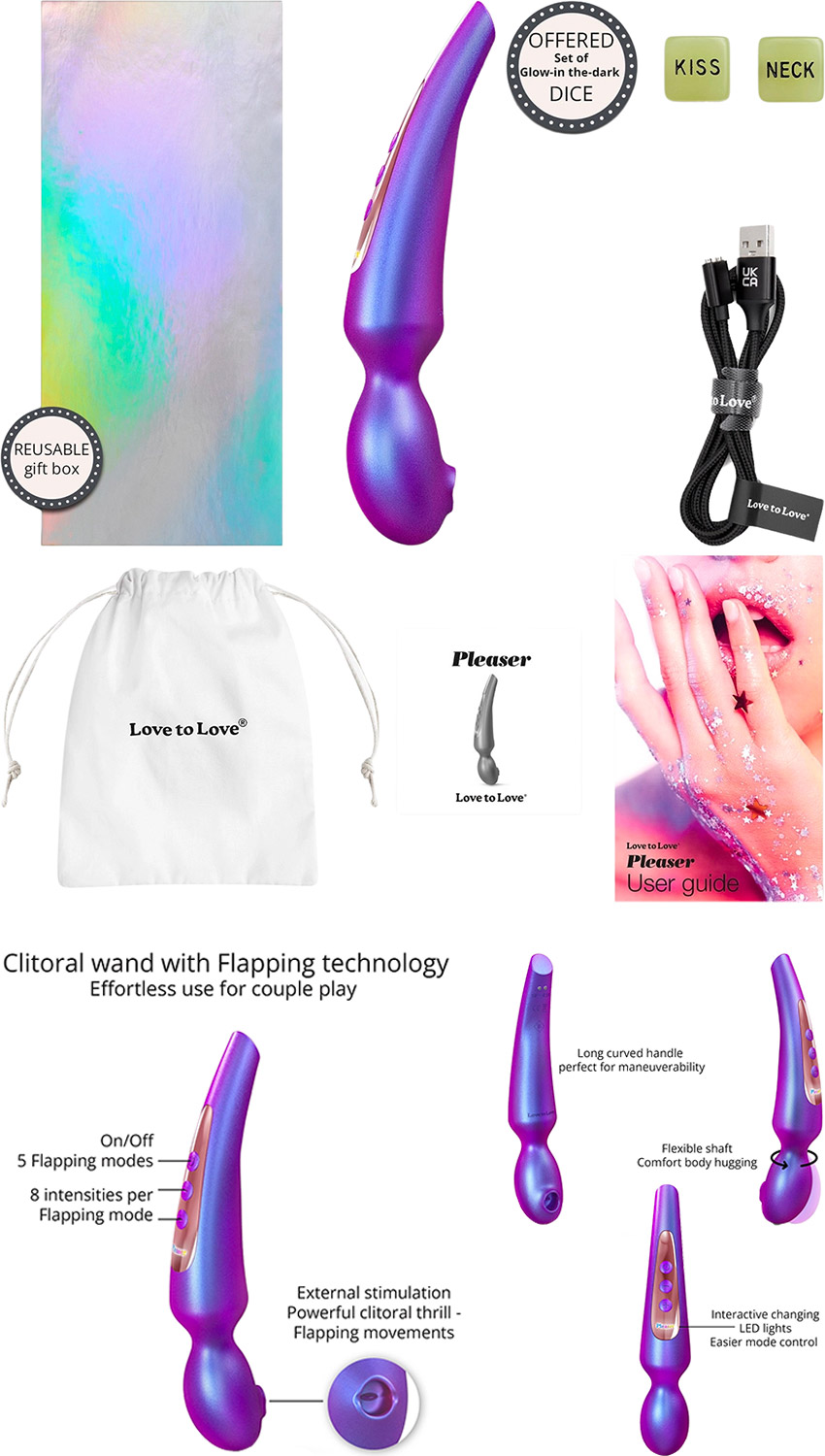 Love to Love Pleaser Klitorisstimulator - Iridescent Night