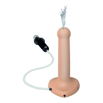 Strap-on-me | Dildo éjaculateur en silicone doux de couleur beige