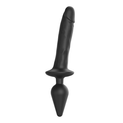Strap-on-me | Dildo semi-réaliste 2-en-1 avec plug anal en silicone