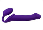 Double sex toy strap-on-me Bendable - Purple (L)