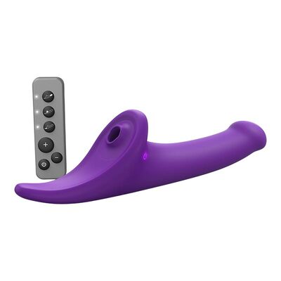Strap-on-me Multi Orgasm | Innovativer vibrierender Triple-Sextoy | L