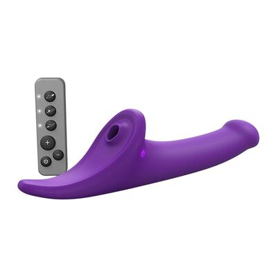 Strap-on-me Multi Orgasm | Innovativer vibrierender Triple-Sextoy | M