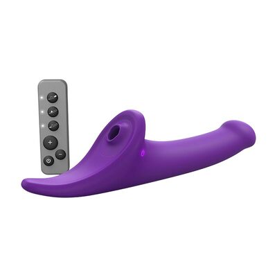 Stap-on-me Multi Orgasm | Innovativer vibrierender Triple-Sextoy | S