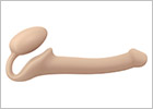 Double sextoy strap-on-me Bendable - Beige (S)