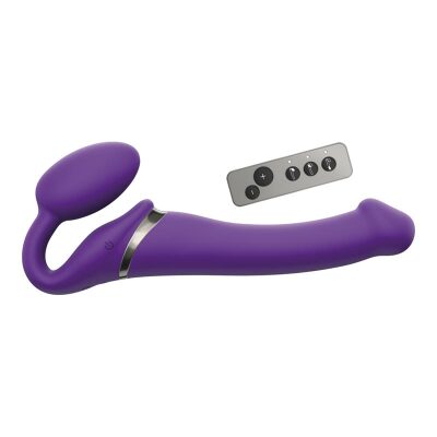 Strap-on-me Vibrating Bendable M | Vibro strapless en silicone