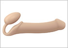 Double sex toy strap-on-me Bendable - Beige (XL)