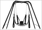 BDSM Strict Extreme Sling & Stand metal stand and harness