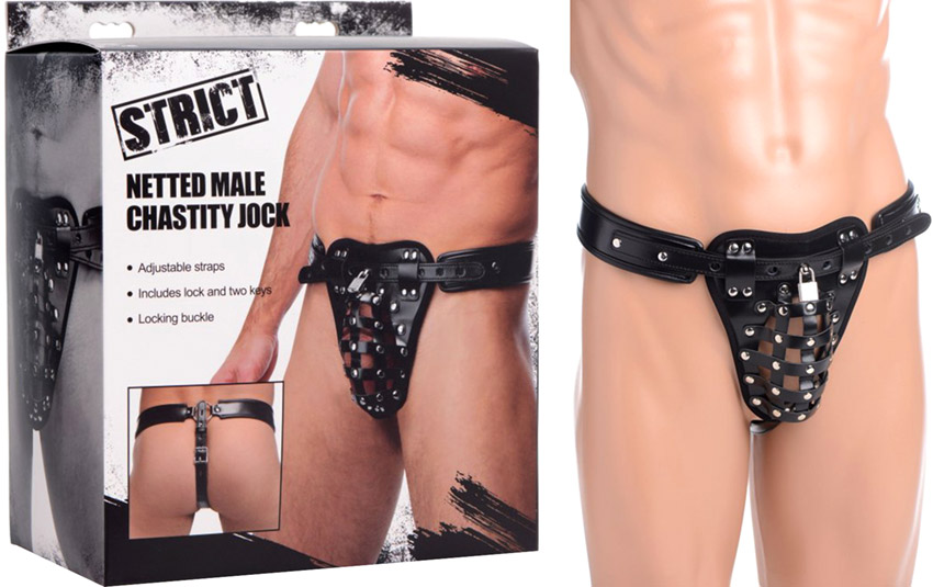 Strict Netted male chastity belt