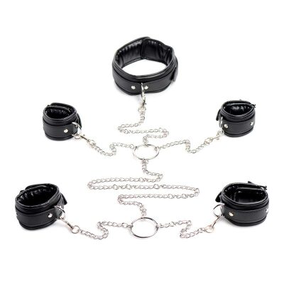 Strict Slave Bondage Shackle Set | BDSM-Befestigungen mit Ketten