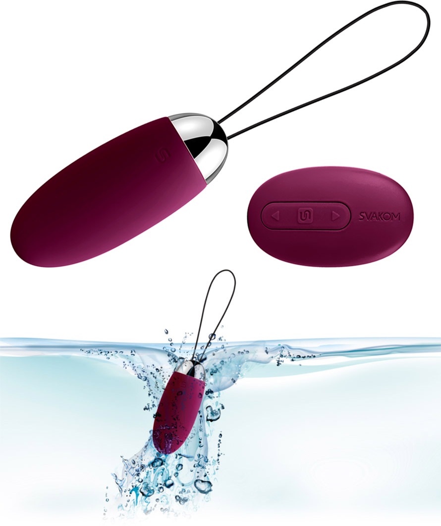 Svakom Elva remote-controlled vibrating egg - Purple