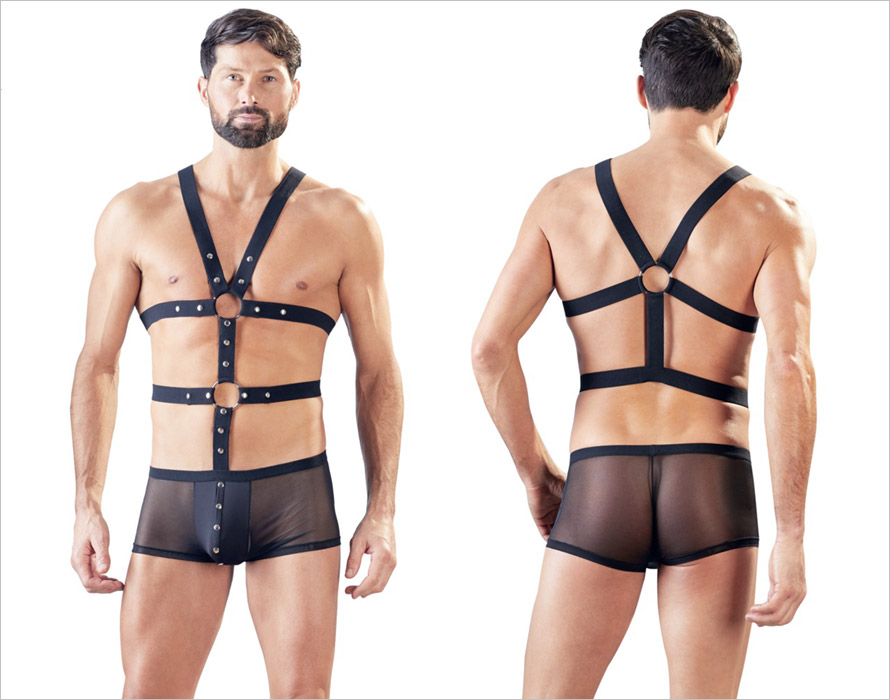 Svenjoyment men’s boxers with harness (M)