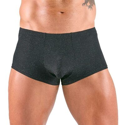 Svenjoyment | Boxer pour homme en lurex brillant noir/argenté
