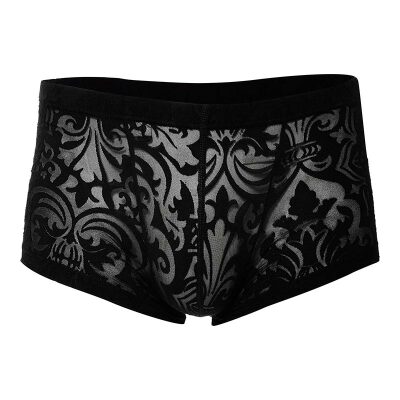 Svenjoyment | Boxer noir pour homme avec motifs tribal