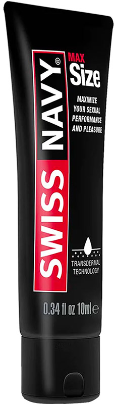 Swiss Navy MaxSize Black Erektionscreme - 10 ml