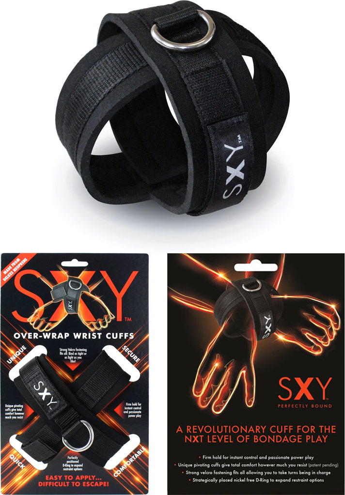 SXY Cuffs - Manette incrociate in neoprene