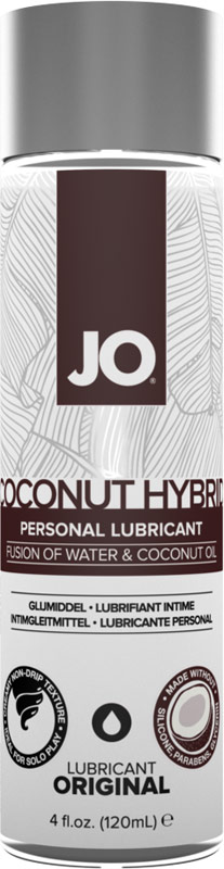 Lubrificante System JO Hybride - 120 ml (acqua e cocco)