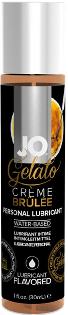Lubrifiant System JO Gelato - Crème brûlée - 30 ml (à base d'eau)