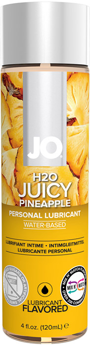 Lubrifiant System JO H2O - Ananas - 120 ml (à base d'eau)