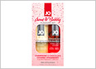 System JO Sweet & Bubbly pack of lubricants - 60 ml (water-based)