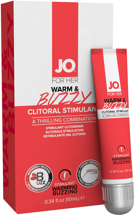 Gel stimulant pour clitoris System JO Warm & Buzzy - 10 ml