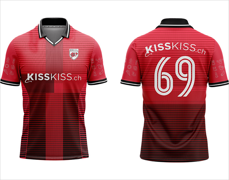 KissKiss.ch Limitierte Auflage Trikot Foire du Valais - XS