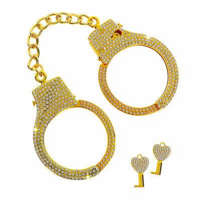 Taboom Diamond Wrist | Paire de menottes en métal de couleur dorée Taboom Diamond Wrist | Paire de menottes en métal de couleur dorée