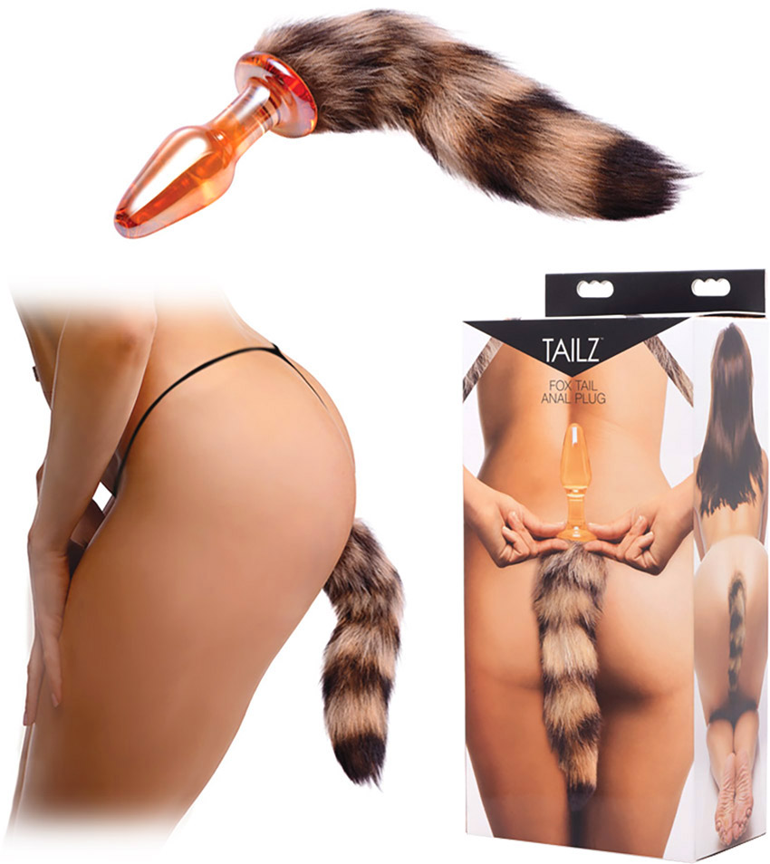 Plug anale con coda di volpe Tailz Fox - Rosso