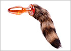 Tailz Fox butt plug with fox tail - Red