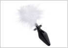 Tailz Fluffer Bunny butt plug with rabbit tail - White