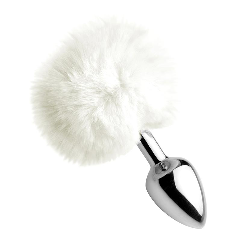 Tailz Fluffy Bunny Analplug mit Kaninchenschwanz - Weiss