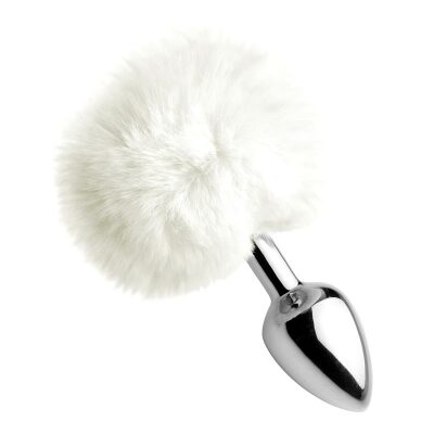 Tailz Fluffy Bunny | Analplug mit Kaninchenbommel | Weiss
