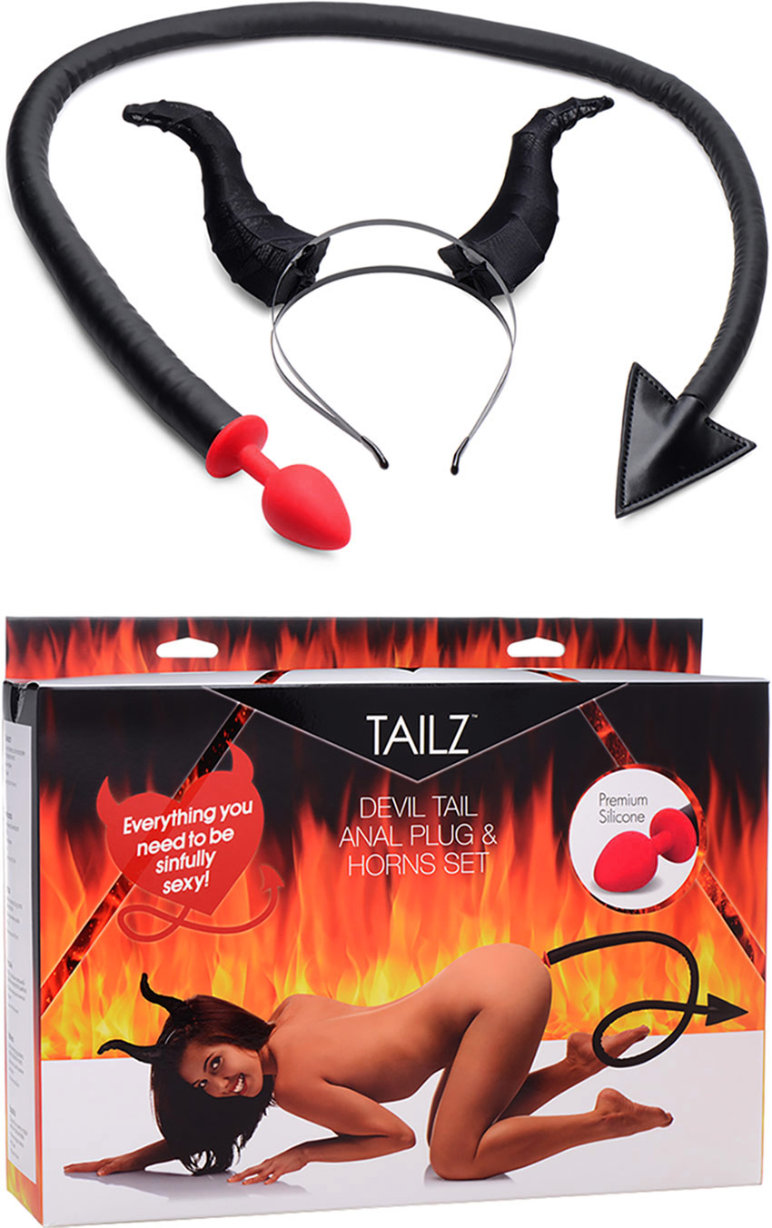 Tailz Devil Set - Kit per gioco di ruolo (diavolo/diavolessa)