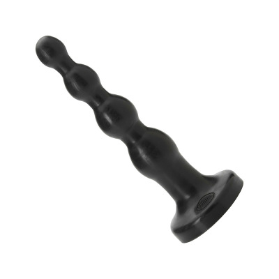 Plug anal Tantus Ripple avec perles anales progressives - Noir (S)