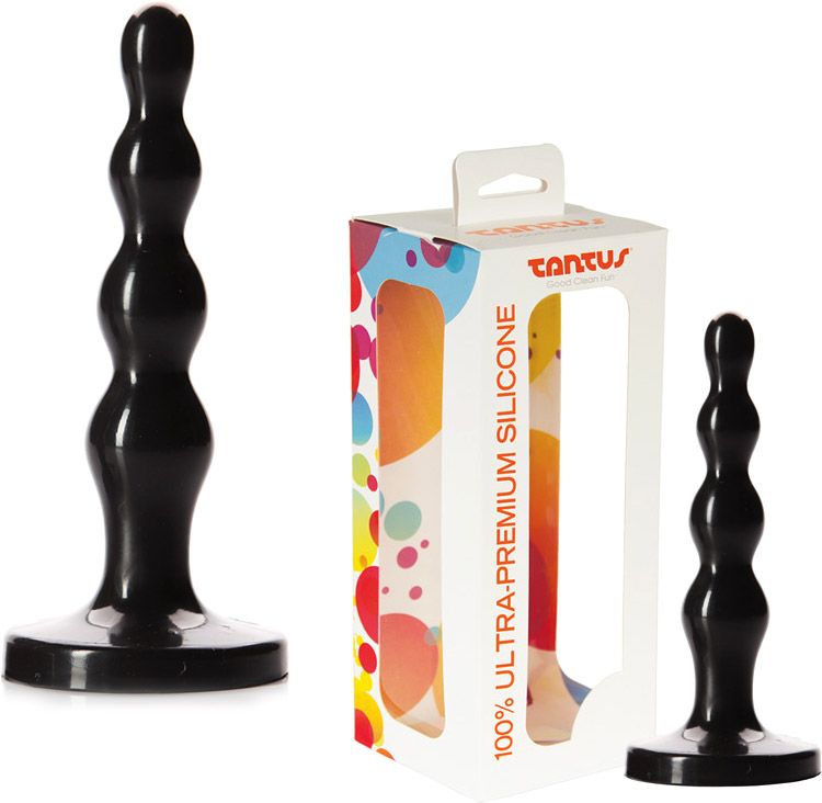 Plug anal Tantus Ripple - Noir